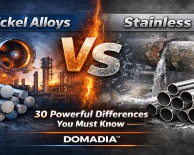 Nickel Alloys vs Stainless Steel: 30 Powerful Differences Explained | DOMADIA™ 2 Nickel Alloys vs Stainless Steel: 30 Powerful Differences Explained | DOMADIA™