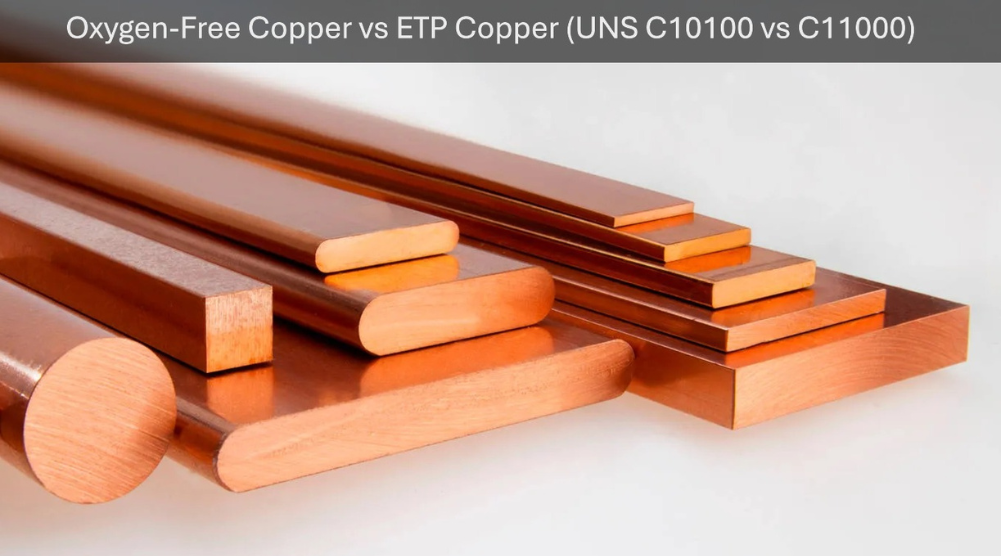 Oxygen-Free Copper vs ETP Copper (UNS C10100 vs C11000): Which One Should You Choose?