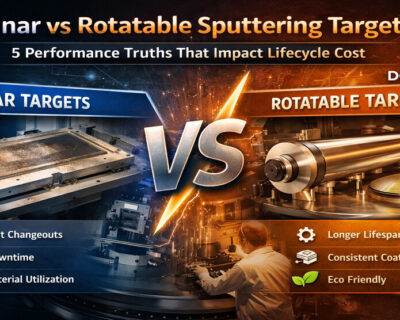 Sputtering Target Lifecycle: 5 Performance Truths That Redefine Planar vs Rotatable Targets | DOMADIA™ 4 Sputtering Target Lifecycle: 5 Performance Truths That Redefine Planar vs Rotatable Targets | DOMADIA™