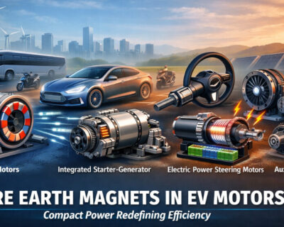 Rare Earth Magnets in EV Motors: How Compact Power Is Redefining Efficiency | DOMADIA™ 6 Rare Earth Magnets in EV Motors: How Compact Power Is Redefining Efficiency | DOMADIA™