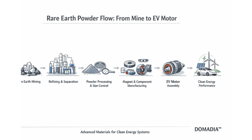 Rare Earth Powder Driving the Clean Tech & EV Revolution 1 Rare Earth Powder Driving the Clean Tech & EV Revolution