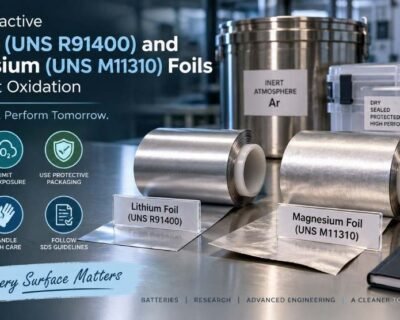 Storing Reactive Lithium and Magnesium Foils: 9 Essential Ways to Prevent Oxidation 4 Storing Reactive Lithium and Magnesium Foils: 9 Essential Ways to Prevent Oxidation