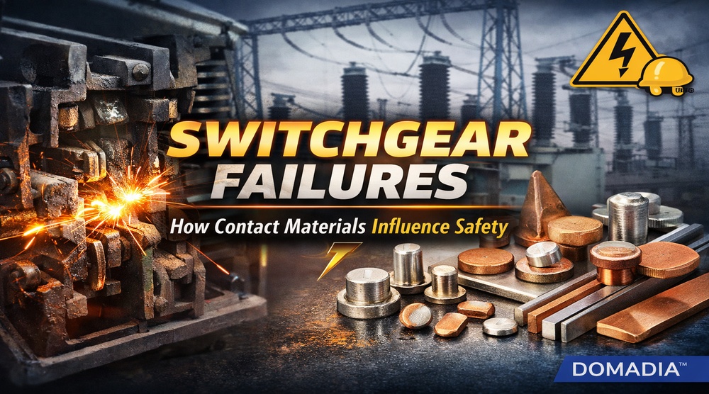 Switchgear Contact Materials: 7 Critical Reasons They Decide Safety & Performance | DOMADIA™ 1 Switchgear Contact Materials: 7 Critical Reasons They Decide Safety & Performance | DOMADIA™