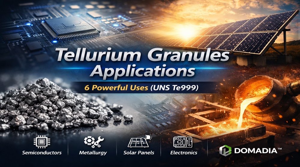 Tellurium Granules Applications – 6 Powerful Uses (UNS Te999) 1 Tellurium Granules Applications – 6 Powerful Uses (UNS Te999)