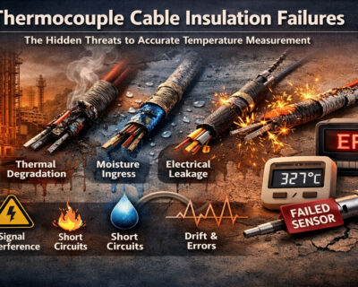Thermocouple Cable Insulation: The Most Ignored Cause of Temperature Measurement Failure 1 Thermocouple Cable Insulation: The Most Ignored Cause of Temperature Measurement Failure