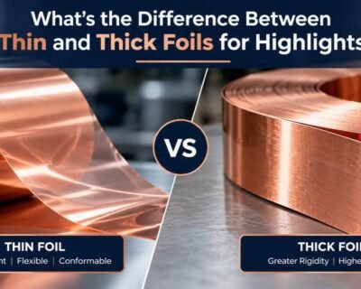 Thin vs Thick Metal Foils: 9 Powerful Differences for Better Performance | UNS C11000 4 Thin vs Thick Metal Foils: 9 Powerful Differences for Better Performance | UNS C11000