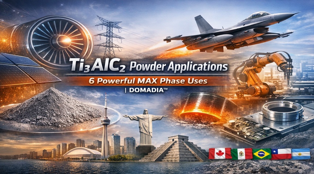 Titanium Aluminum Carbide Powder Applications – 6 Powerful MAX Phase Uses | DOMADIA™ 1 Titanium Aluminum Carbide Powder Applications – 6 Powerful MAX Phase Uses | DOMADIA™