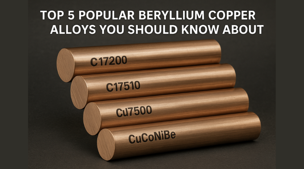 Top 5 Popular Beryllium Copper Alloys You Should Know About 1 Top 5 Popular Beryllium Copper Alloys You Should Know About
