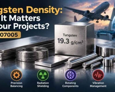 Tungsten Density: Why It Matters for Your Projects? | UNS R07005 4 Tungsten Density: Why It Matters for Your Projects? | UNS R07005