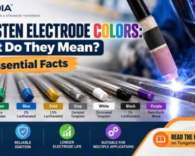 Tungsten Electrode Colors: What Do They Mean? 9 Essential Facts 3 Tungsten Electrode Colors: What Do They Mean? 9 Essential Facts