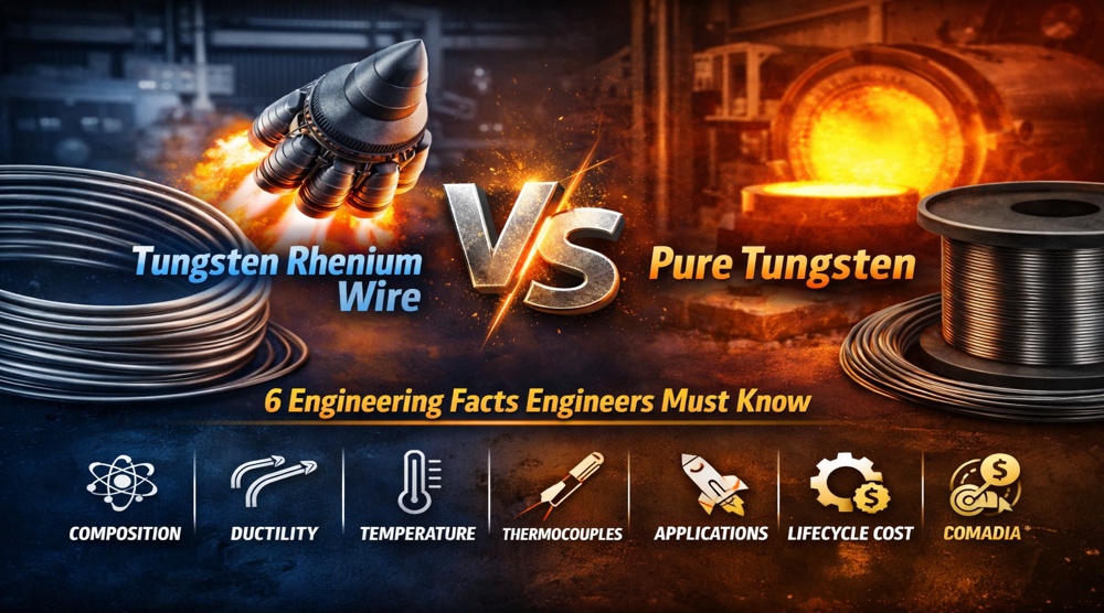 Tungsten Rhenium Wire vs Pure Tungsten: 6 Powerful Engineering Facts Engineers Must Know 1 Tungsten Rhenium Wire vs Pure Tungsten: 6 Powerful Engineering Facts Engineers Must Know
