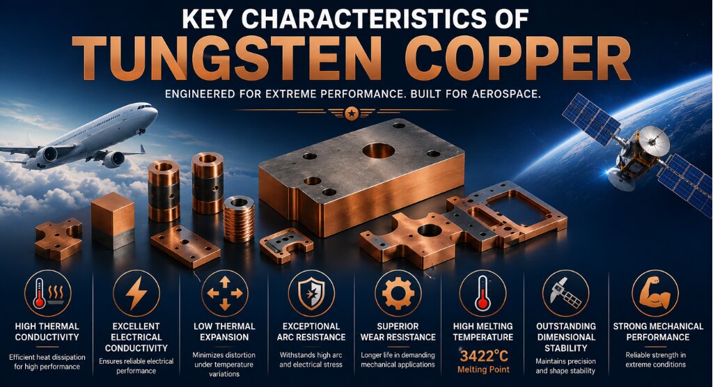 Aerospace Applications of Tungsten Copper: The Material Powering Modern Flight and Space Technology 1 Aerospace Applications of Tungsten Copper: The Material Powering Modern Flight and Space Technology