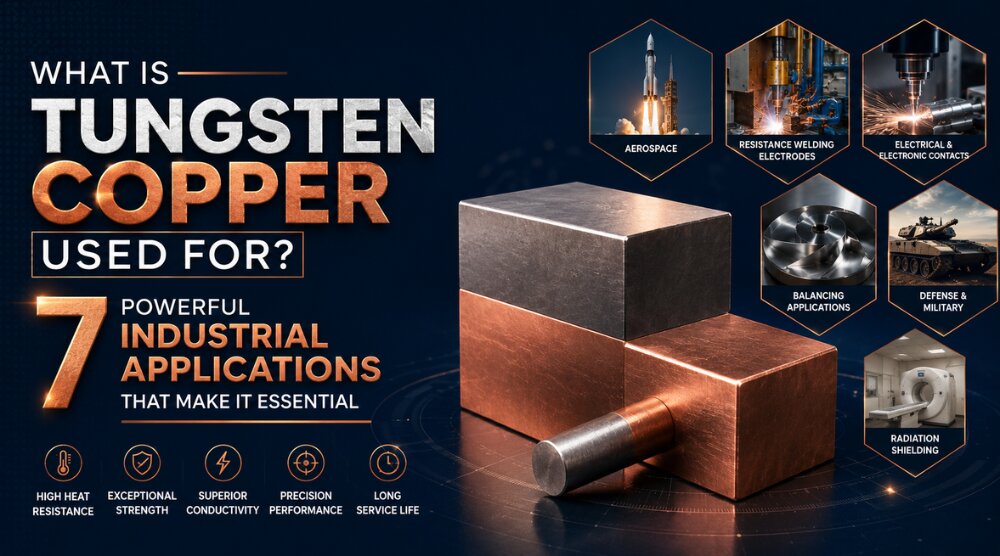 What Is Tungsten Copper Used For? 7 Powerful Industrial Applications That Make It Essential 1 What Is Tungsten Copper Used For? 7 Powerful Industrial Applications That Make It Essential