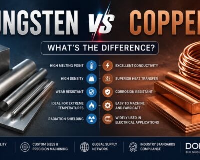 Tungsten vs Copper: Complete Comparison Guide for Engineers 5 Tungsten vs Copper: Complete Comparison Guide for Engineers
