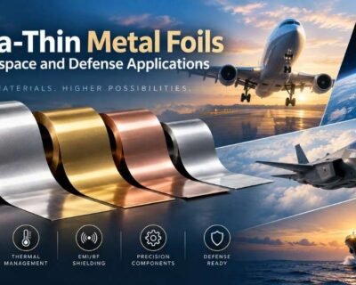 Aerospace Metal Foils: 9 Powerful Aerospace & Defense Applications by UNS Grade 4 Aerospace Metal Foils: 9 Powerful Aerospace & Defense Applications by UNS Grade