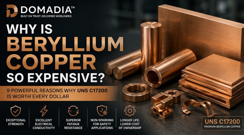 Why Is Beryllium Copper So Expensive? 9 Powerful Reasons Why UNS C17200 Is Worth Every Dollar 1 Why Is Beryllium Copper So Expensive? 9 Powerful Reasons Why UNS C17200 Is Worth Every Dollar