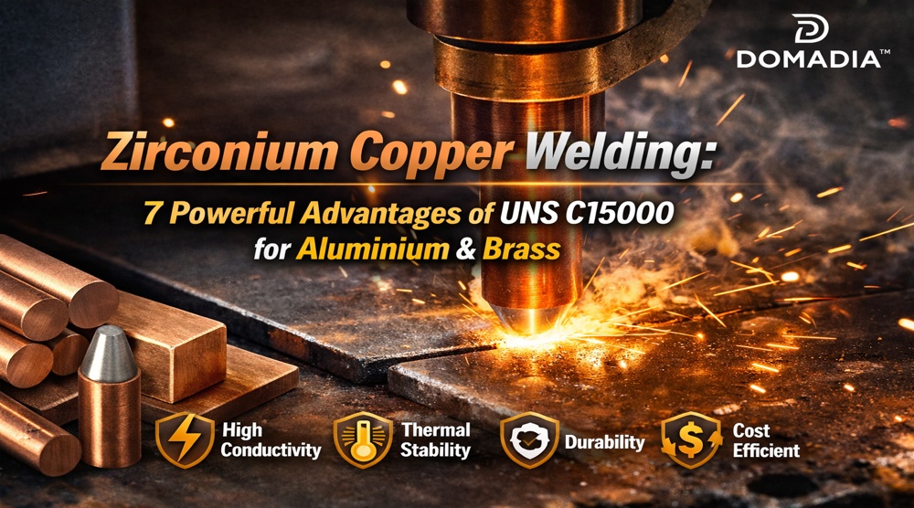 Zirconium Copper Welding: 7 Powerful Advantages of UNS C15000 for Aluminium & Brass | DOMADIA™ 1 Zirconium Copper Welding: 7 Powerful Advantages of UNS C15000 for Aluminium & Brass | DOMADIA™