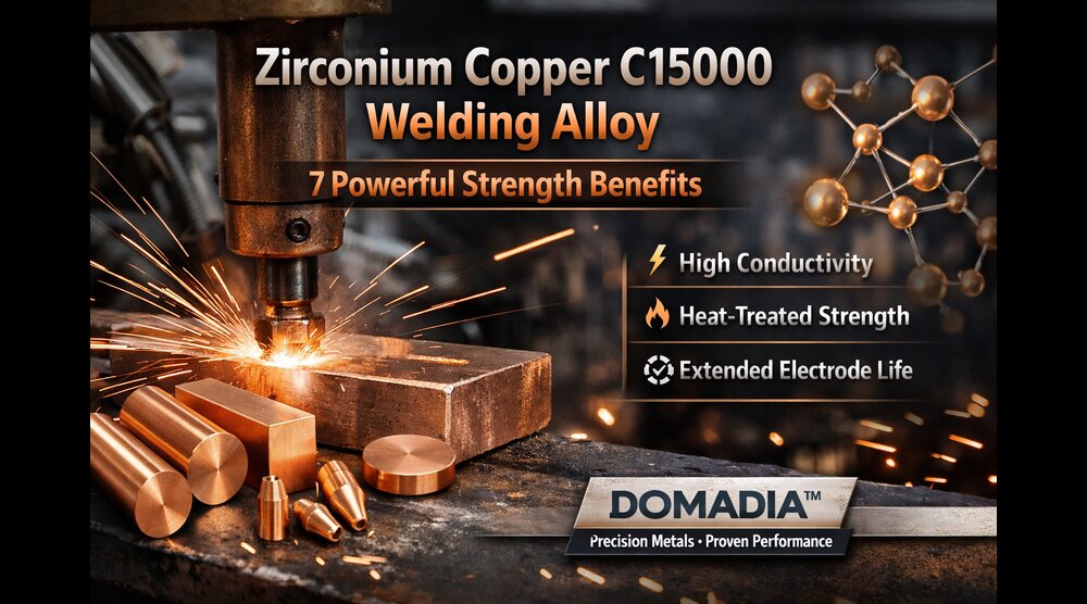 Zirconium Copper C15000 Welding Alloy – 7 Powerful Strength Benefits | DOMADIA™ 1 Zirconium Copper C15000 Welding Alloy – 7 Powerful Strength Benefits | DOMADIA™