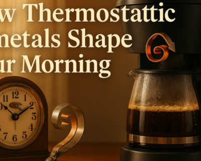 How Thermostatic Bimetals Shape Your Morning: From Ticking Clocks to Fresh Coffee