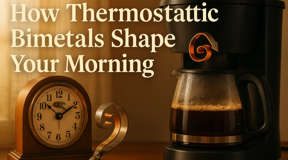 How Thermostatic Bimetals Shape Your Morning: From Ticking Clocks to Fresh Coffee